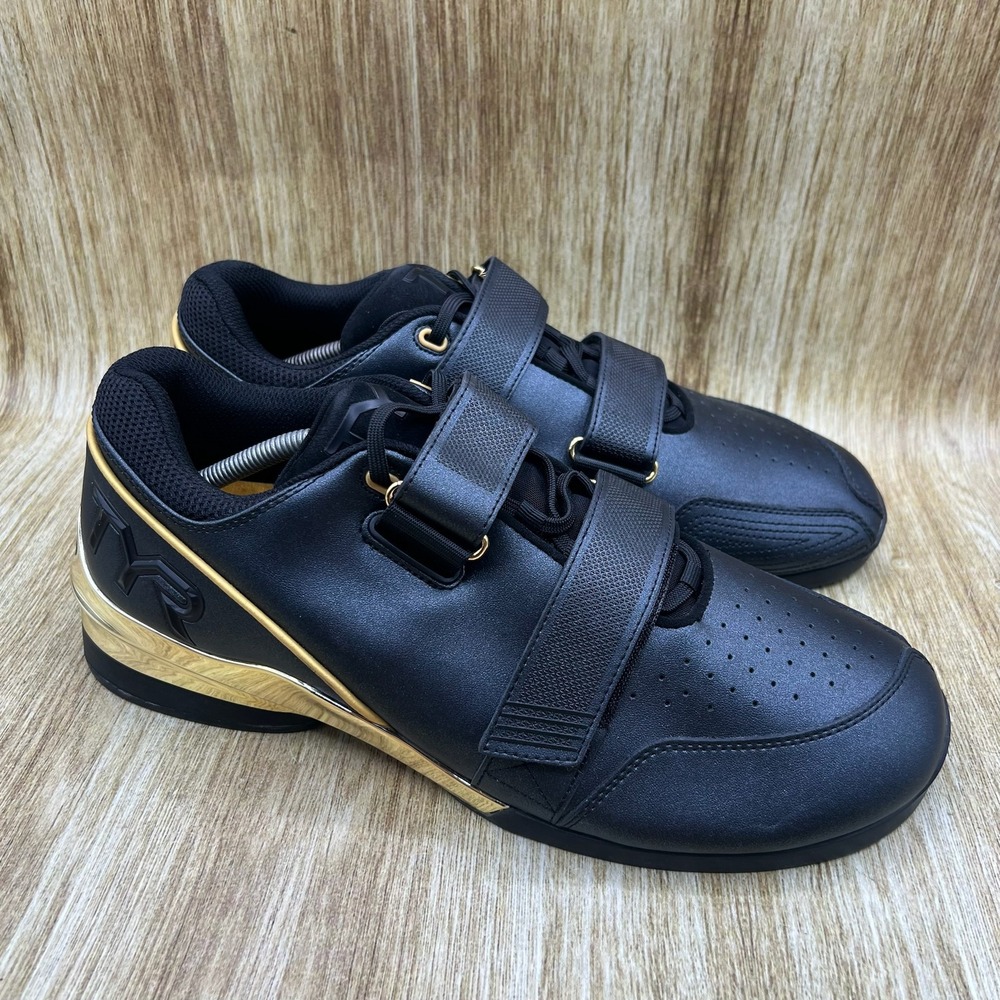 TYR TYRFORCE Elite Carbon Men's Size 13 Black Gold Squat University Lifter